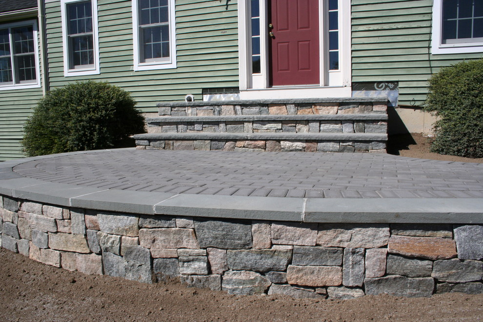 northborough Traditional Entry Boston by Stone Ridge Landscape