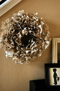 paper wreath  RedAgape Style & Design Old