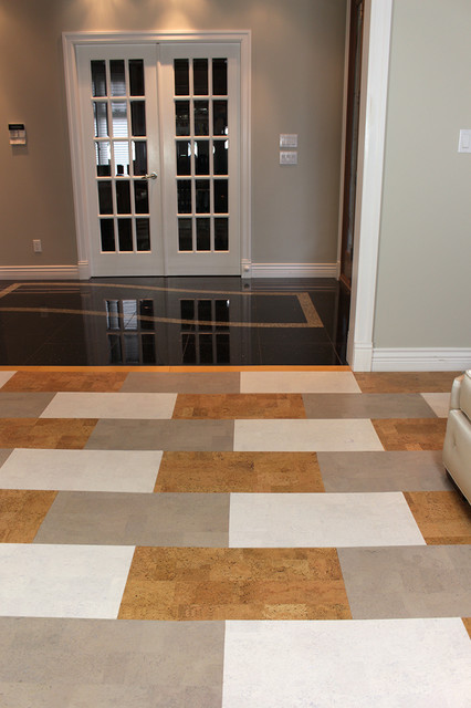 Parquet Flooring cork tiles design - Contemporaneo - Ingresso - Seattle -  di iCork Floor | Houzz