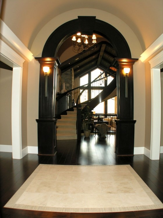 Foto di un ingresso o corridoio classico