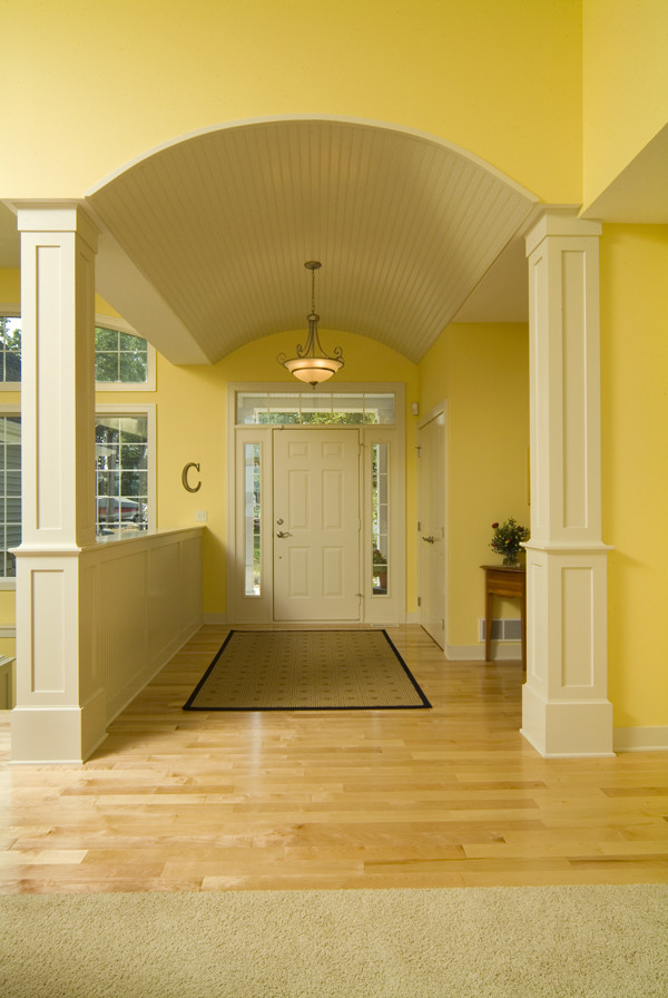 Inspiration for a timeless entryway remodel in Grand Rapids