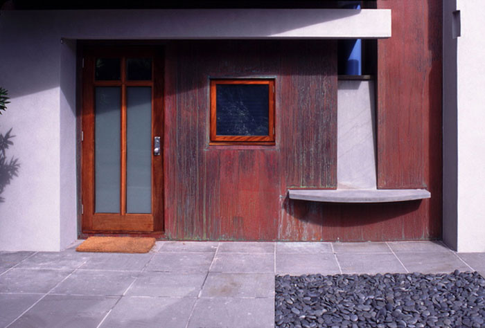 This is an example of a modern entrance in New York.