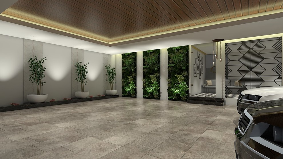 Poes Garden House Contemporary Entry Chennai Houzz