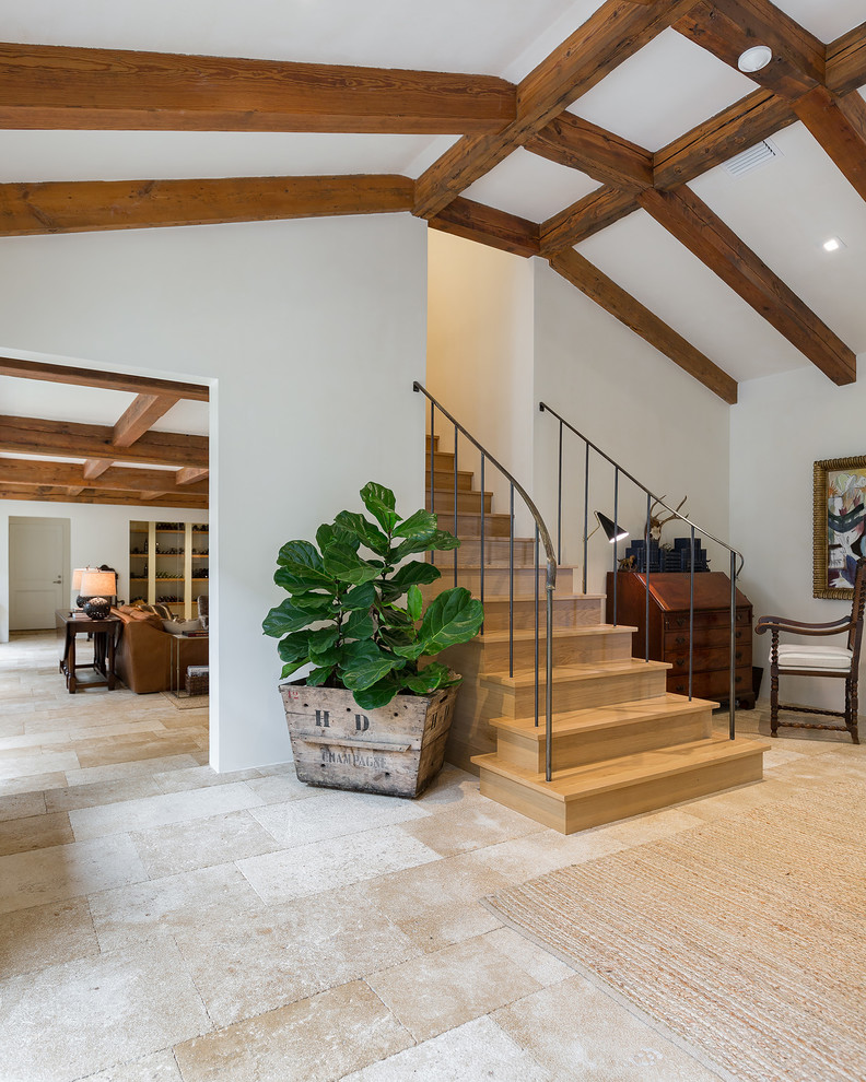 Inspiration for a mid-sized transitional entryway remodel in Miami