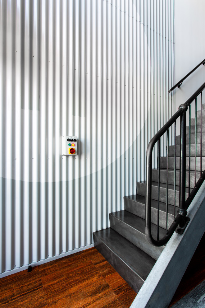 Staircase - industrial staircase idea in Adelaide