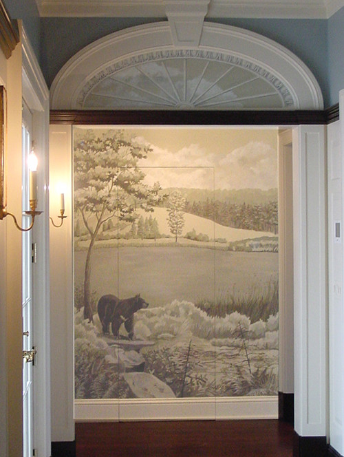 Elegant entryway photo in New York