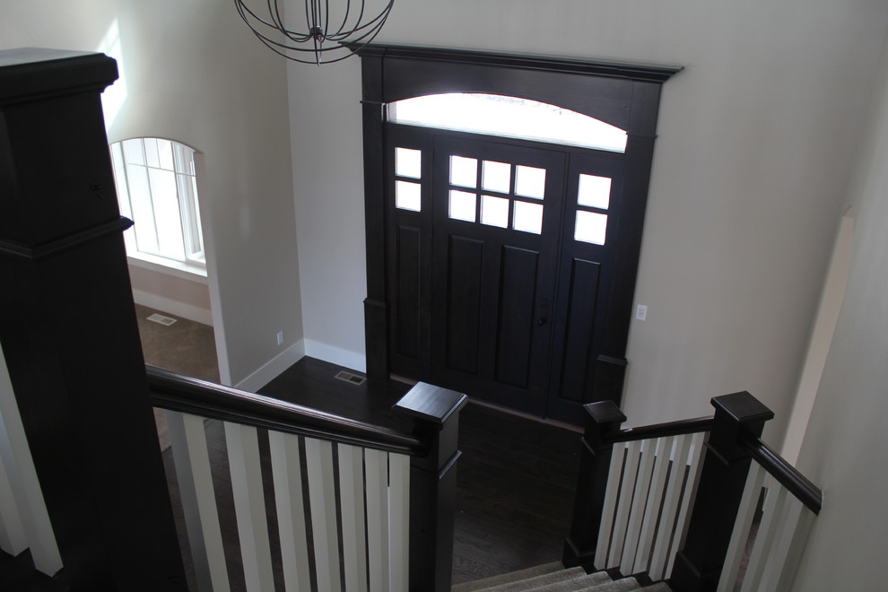 Inspiration for a craftsman entryway remodel in Salt Lake City