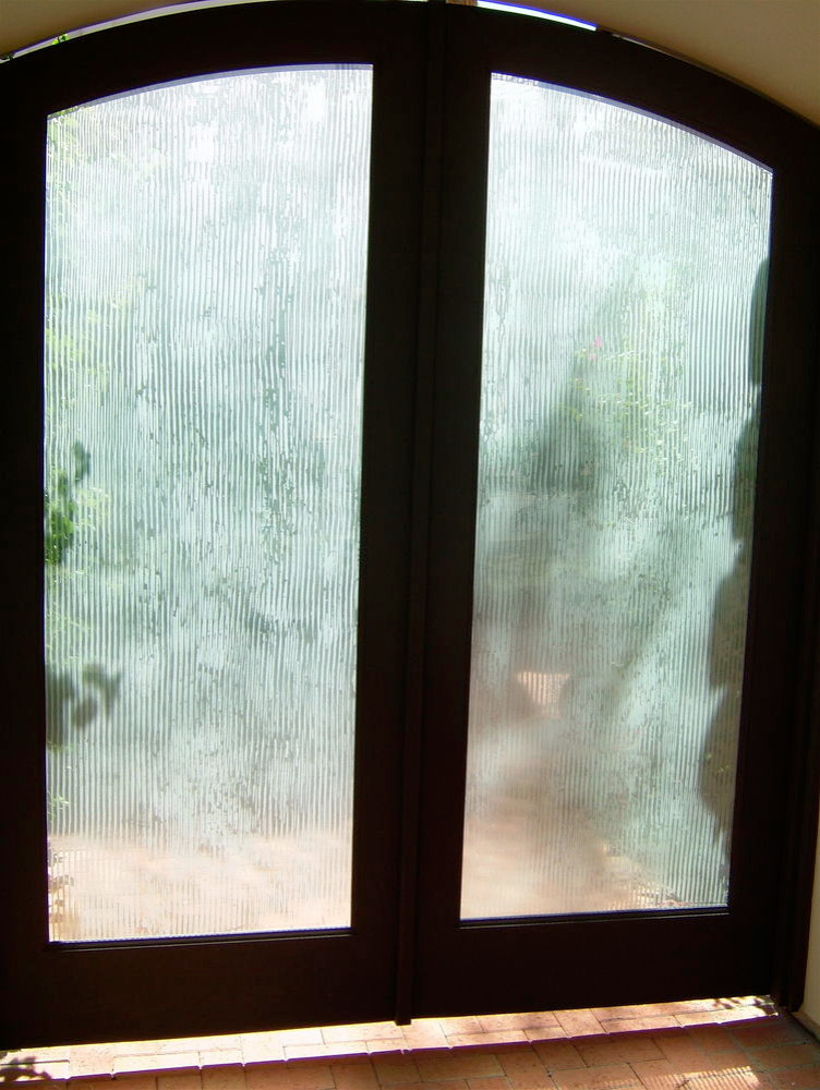 Rain Drizzle Glass Doors Contemporary Entry Other By Sans Soucie Art Glass Houzz