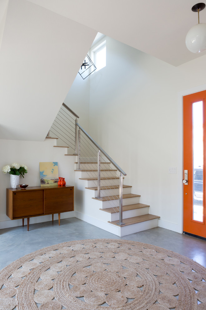 Redondo Beach New Construction Midcentury Entry Los Angeles by Natalie Myers Houzz