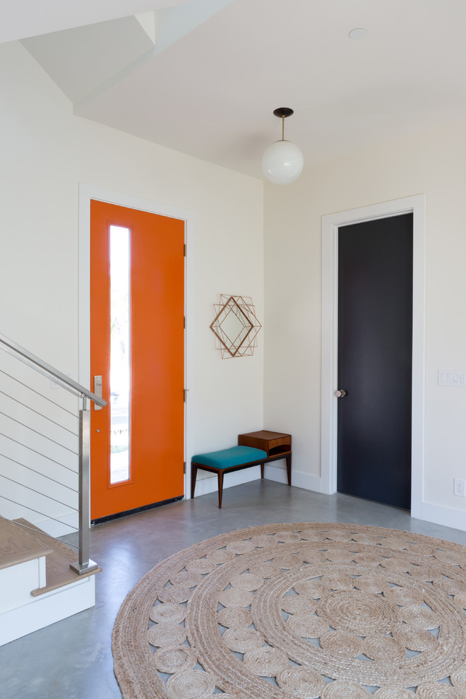 Redondo Beach New Construction Midcentury Entry Los Angeles by Natalie Myers Houzz