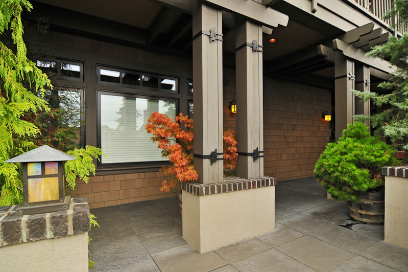 Moderner Eingang in Seattle