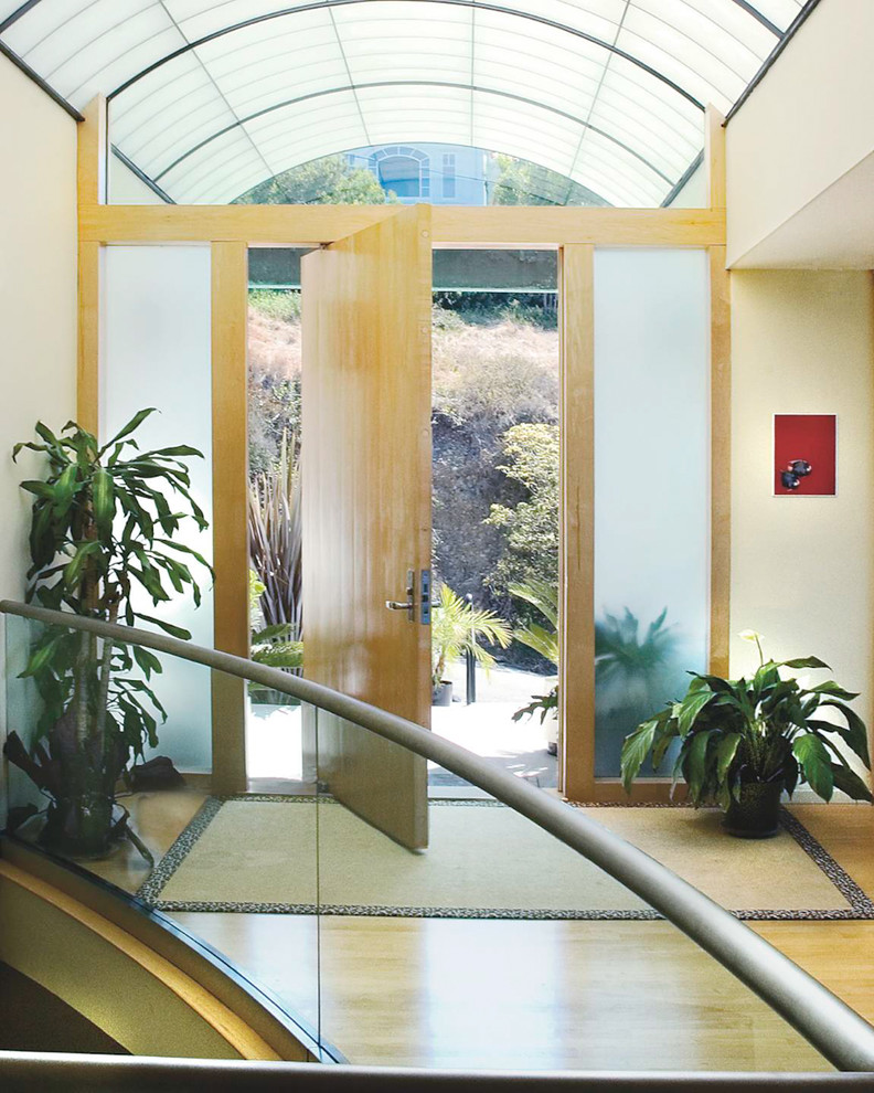 Inspiration for a modern entrance in San Diego.