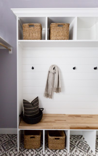 Malcolm Entryway Wall Shelf with Hooks