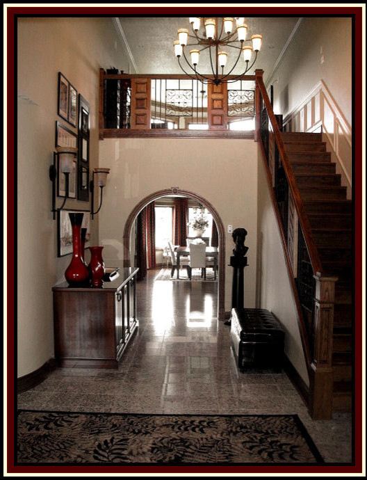 Elegant entryway photo in Other