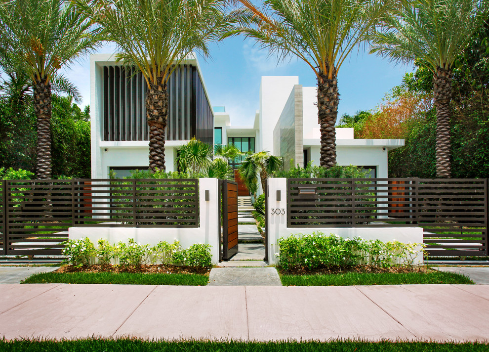 Moderner Eingang in Miami