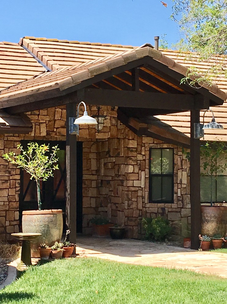 Rustic Farmhouse Ranch Jamul Estates Rustic Entry San Diego