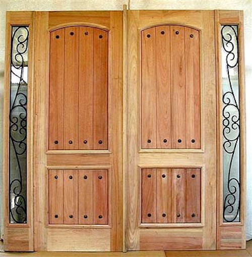 Rustic Wrought Iron Doors in Los Angeles, CA Traditional Entry