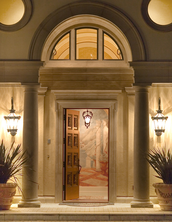 Sammamish Tuscan Estate Mediterranean Entry Seattle by Gelotte