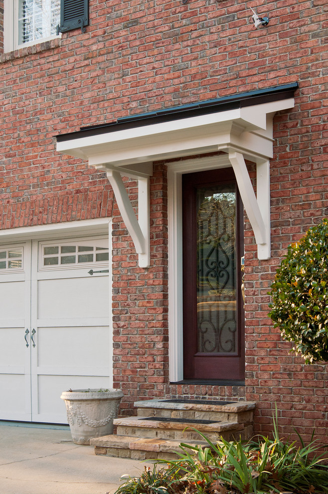 Side and Back Door Porticos Traditional Entry Atlanta by
