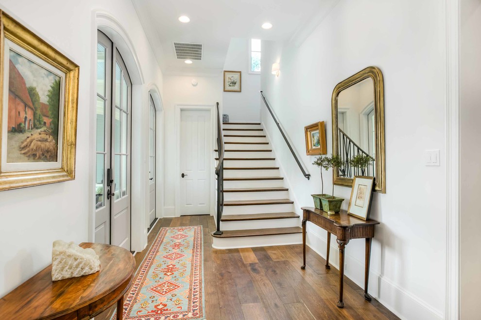 Side Patio Entry Settlement at Willow Grove Baton Rouge Custom Home