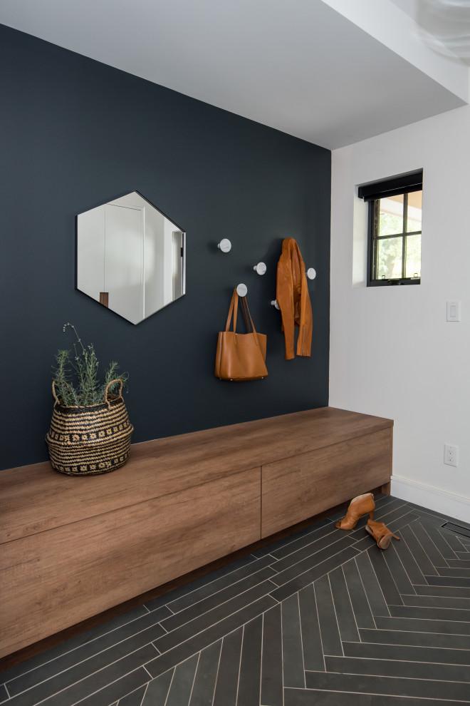 Inspiration for a scandinavian entryway remodel in Toronto