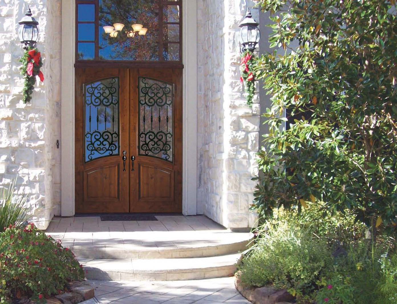 Stained Wood Prehung Front Entry Door