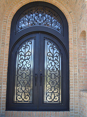 This is an example of a modern entrance in New York.