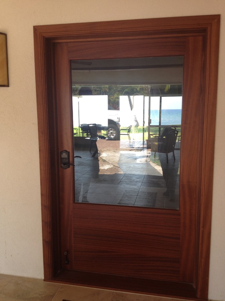 This is an example of a traditional entrance in Hawaii.