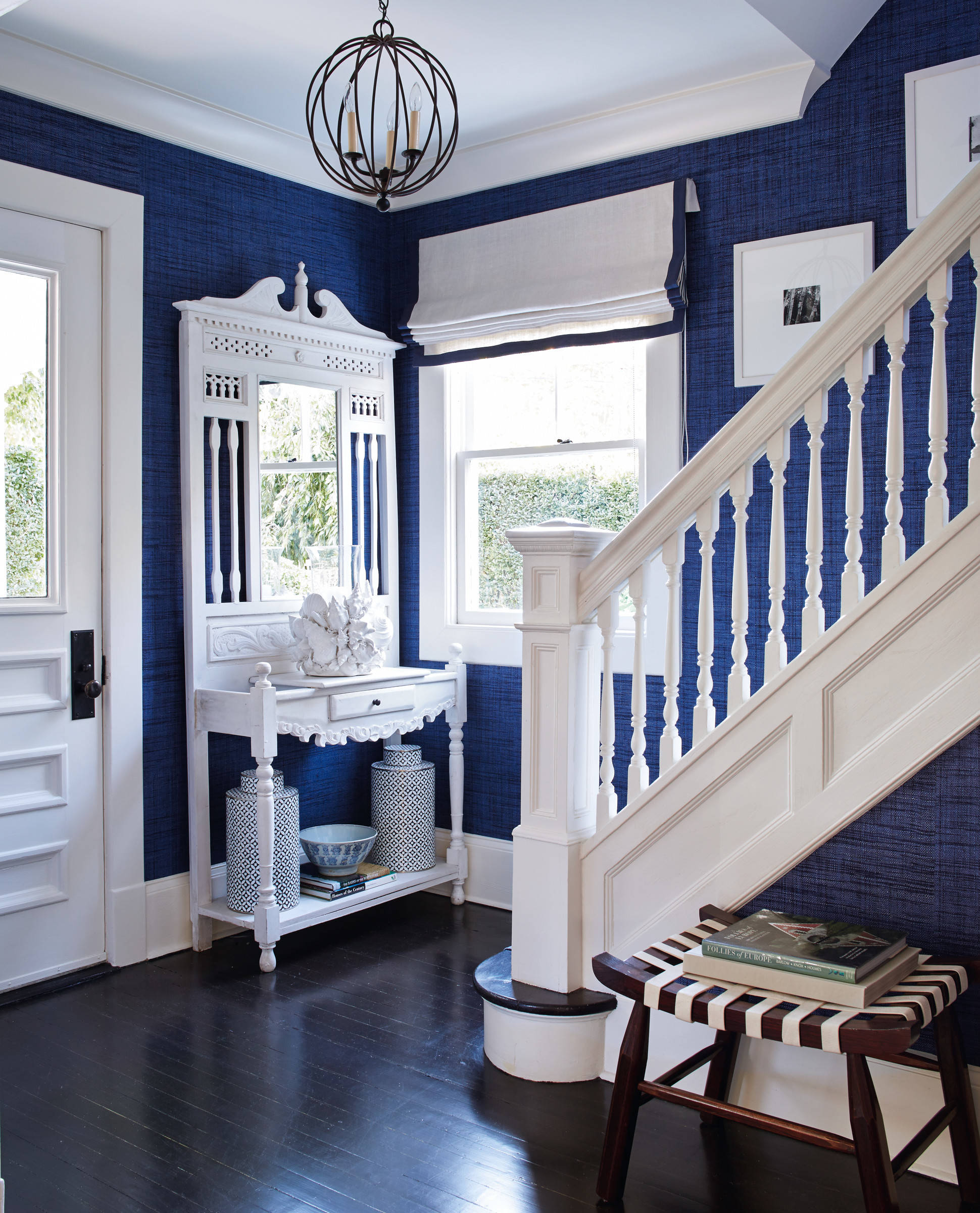 Blue foyer deals