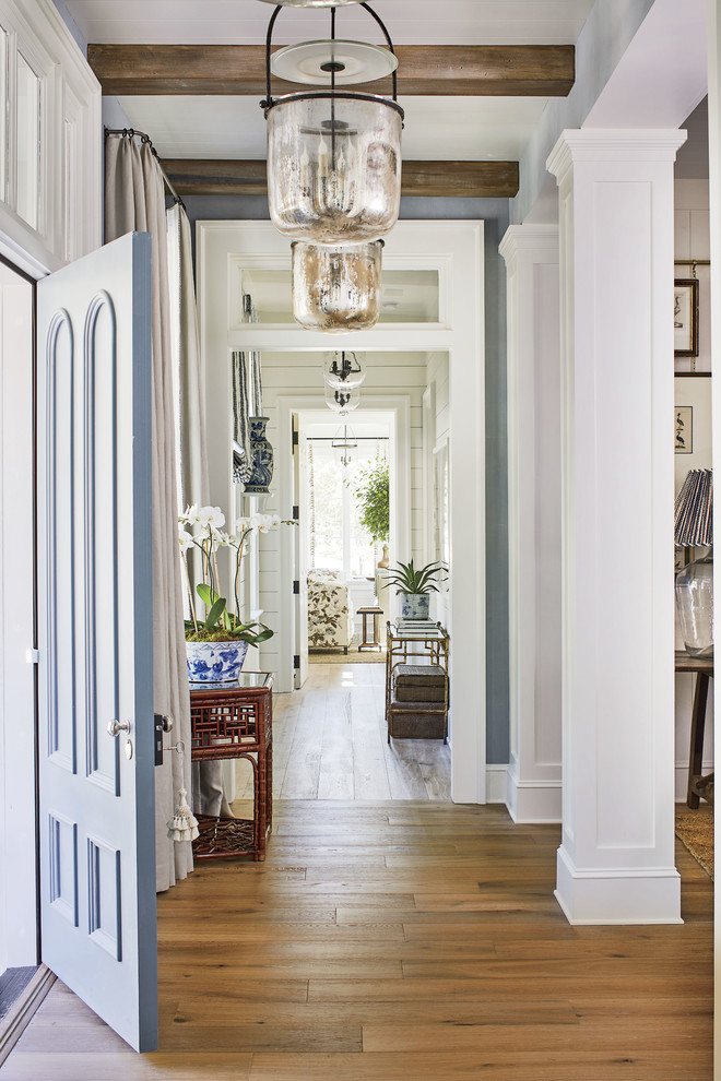 Example of a beach style entryway design in Jacksonville