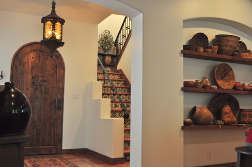 Spanish tile staircase