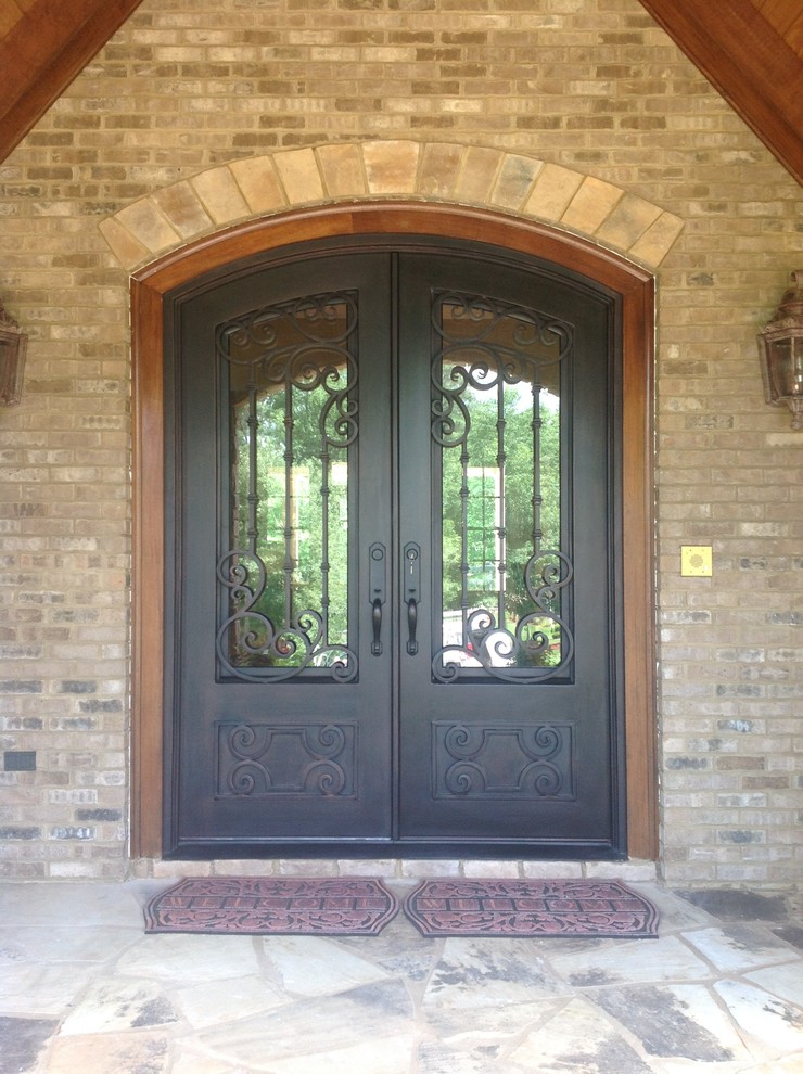 Spencer Iron Doors Transitional Entry Atlanta by EntryPoint Doors and Windows Houzz