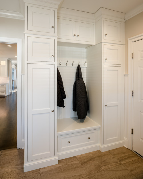 Tips for Organizing Your Mudroom; Creating an organized place to stash boots, hats, and the keys is the perfect way to end a busy day. Here are all the mudroom organization pointers you'll need!