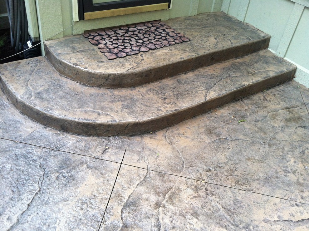 Stamped Concrete Entry Kansas City by Stampcrete of Kansas City
