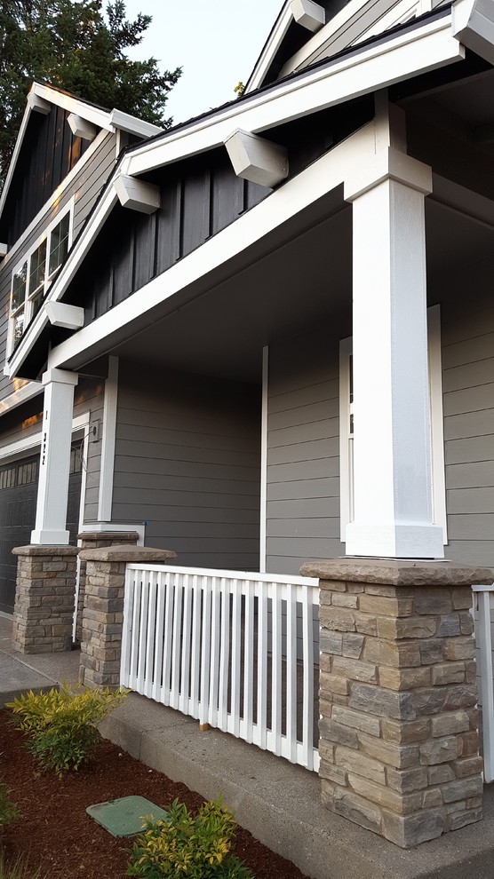 Stone VeneerOregon City Craftsman Entry Portland by Brown Bros