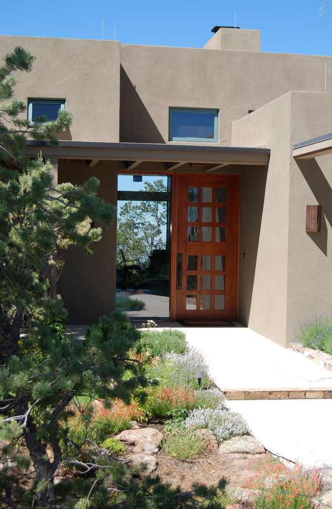 Summit House Contemporary Entry Albuquerque by Spears Horn Architects Houzz