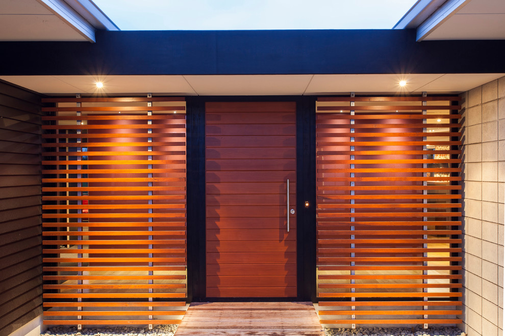 Tai Tapu House Contemporary Entry Christchurch by O'Neil