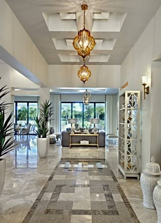 Inspiration for an entrance in Miami.