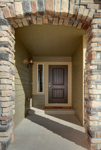 Example of a classic entryway design in Denver