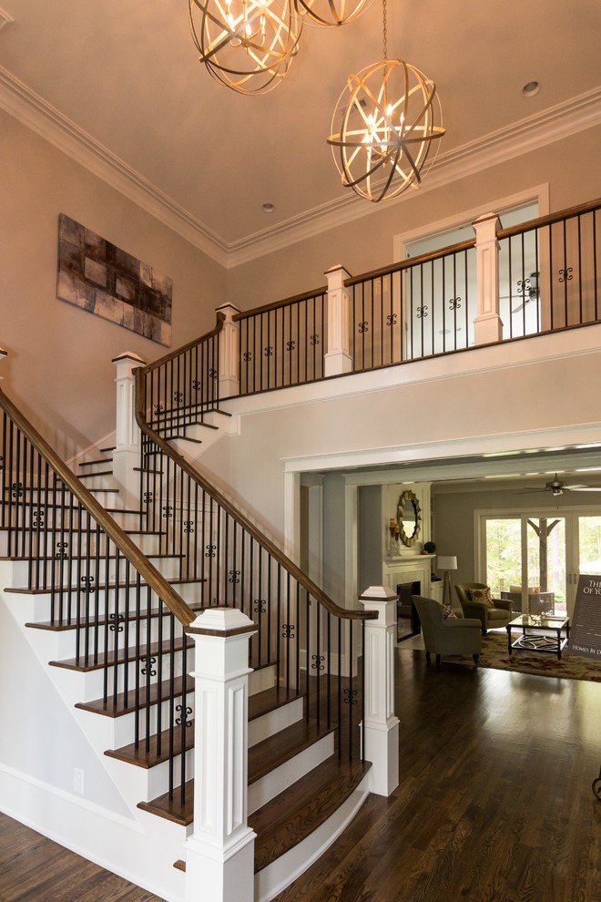 The Lakeview Manor in Croasdaile Farm, Durham NC, built by Homes By