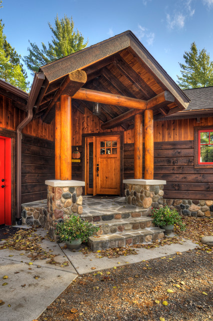 The Lang - Rustic - Entry - Other - by Tomahawk Log & Country Homes Inc ...