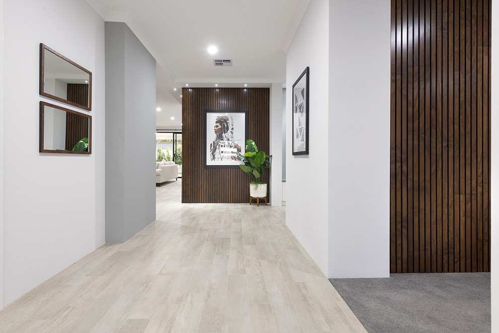Example of a trendy entryway design in Perth