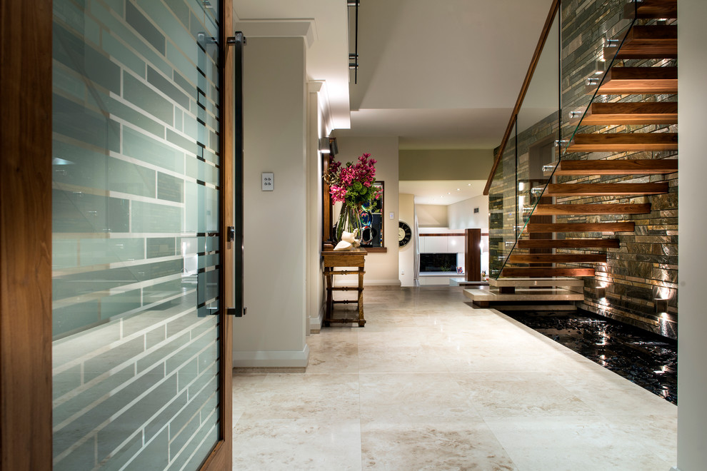 Inspiration for a contemporary entryway remodel in Perth