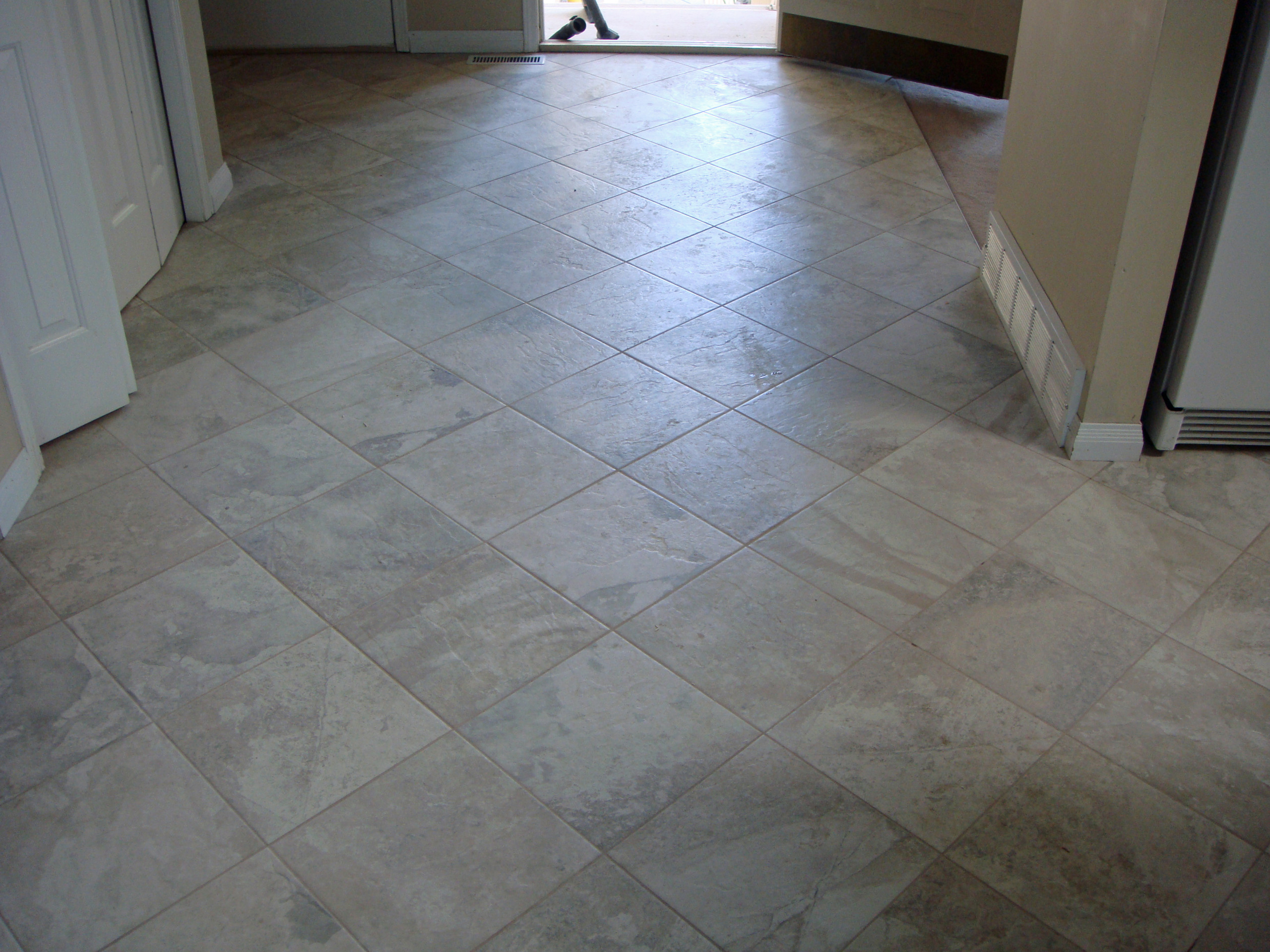 American Olean 24x24 Mirasol Color Sliver Marble Tile Floor