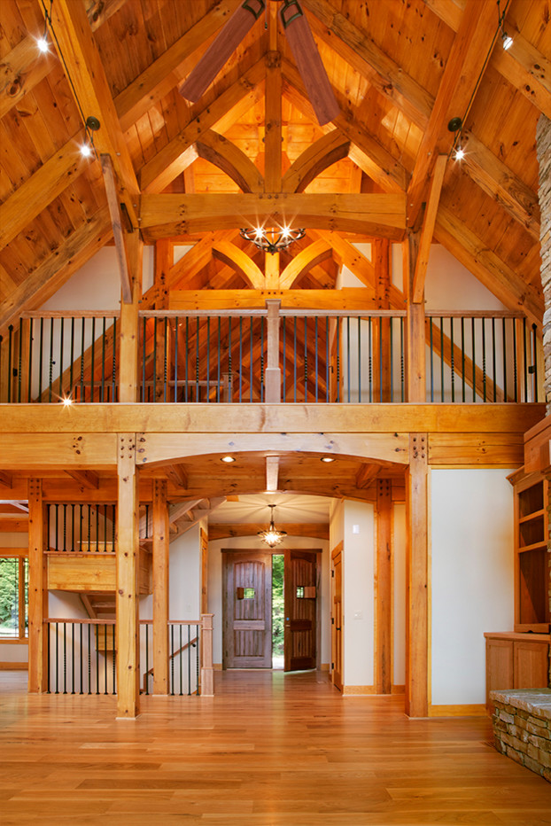 Inspiration for a craftsman entryway remodel in Raleigh