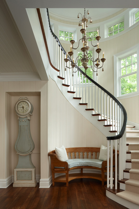 Example of a beach style entryway design in Other