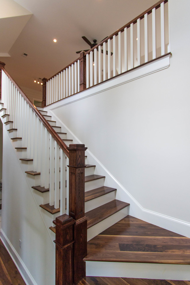 Inspiration for a timeless staircase remodel in Charleston