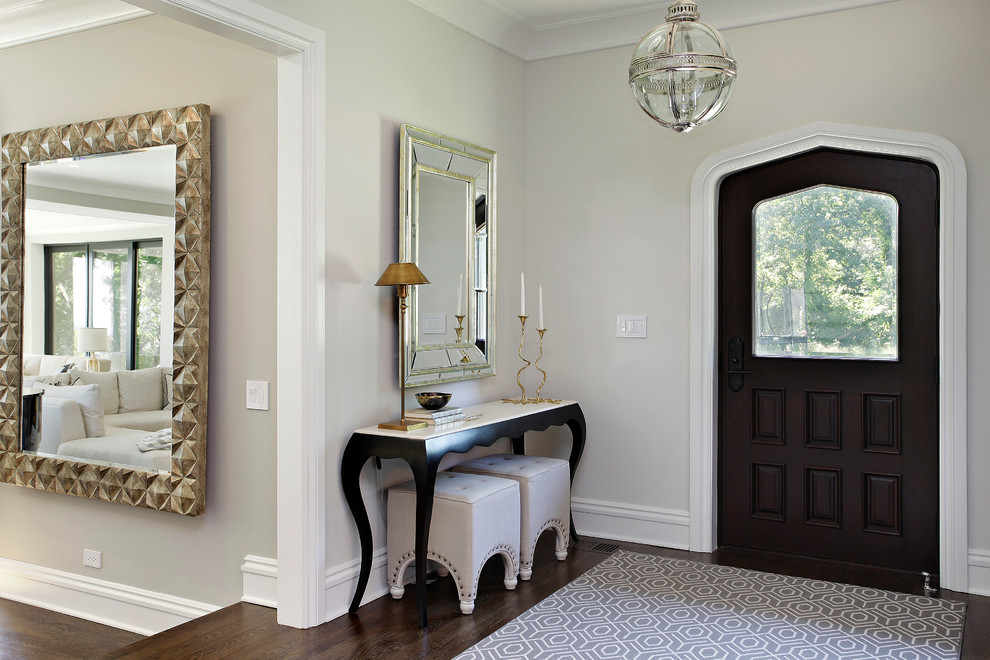 Inspiration for a transitional foyer remodel in Other