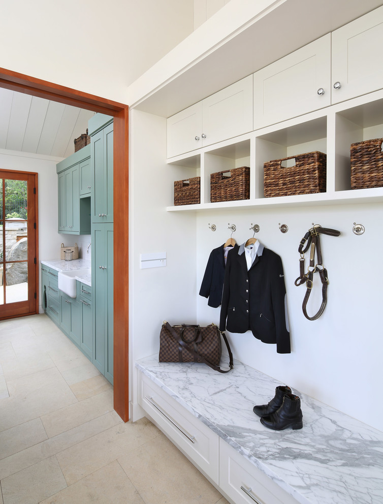 Transitional mudroom photo in San Francisco