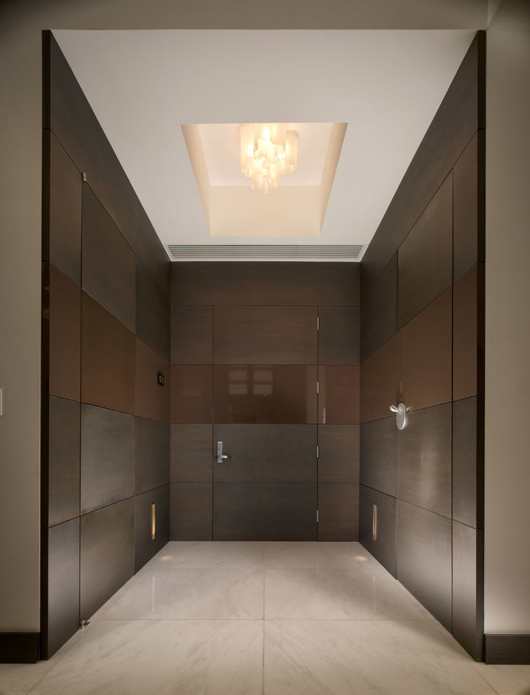 Trump Tower Miami Apartment Contemporary Entry Miami by
